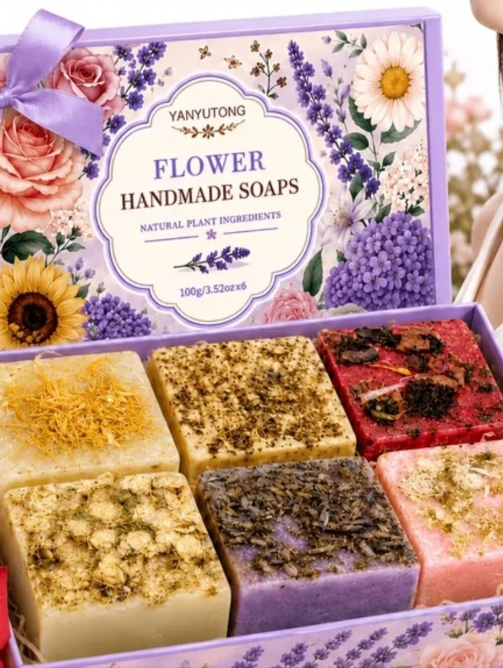 Blooming Flower Handmade Soaps Giftbox. NWT. 6.69